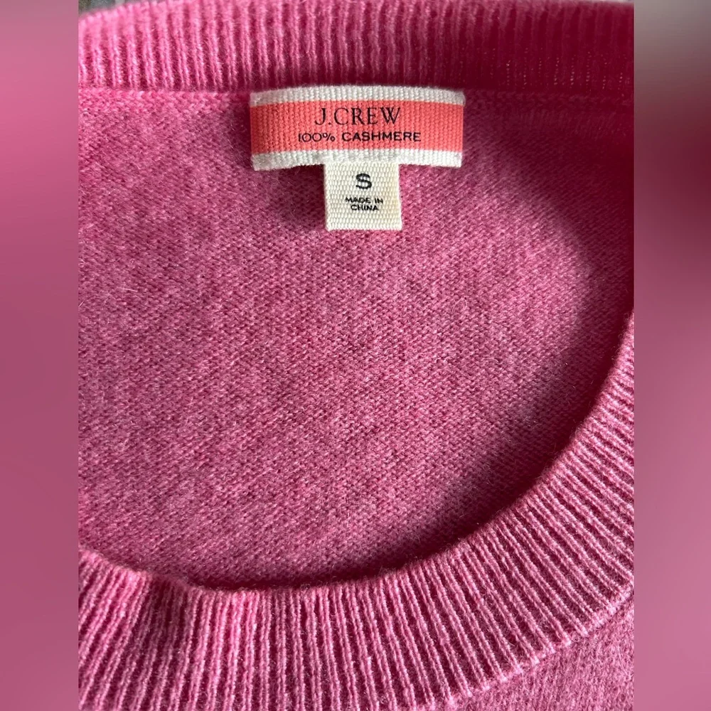 J. Crew 100% Cashmere Peace Sign Sweater❤️ - Picture 5 of 5